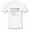 Wanderdino Definition T Shirt SU