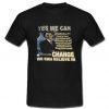 Yes We Can Obama Change We Can Believe In T-Shirt Back SU