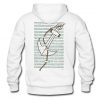 made me one day look throught it Blackout Poetry Back Hoodie SU