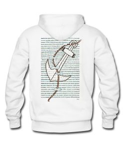 made me one day look throught it Blackout Poetry Back Hoodie SU
