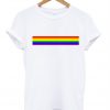 rainbow line T-shirt SU
