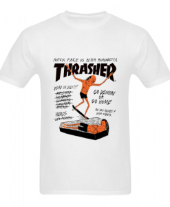 thrasher-magazine neck face vs peter T Shirt SU
