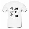 Love Is Love T Shirt SU