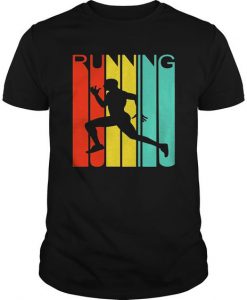 Cool Vintage Look Running T Shirt