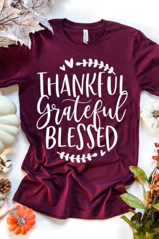 Thankful Grateful Blessed Tee