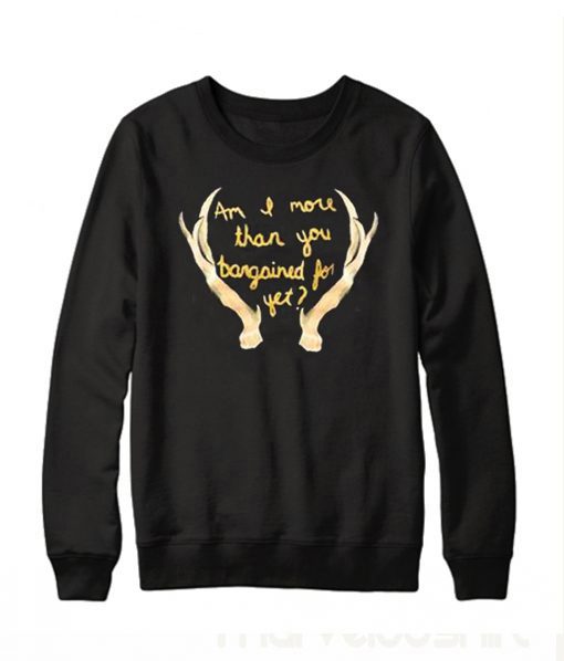 Am I more than you bargained for yet Sweatshirt