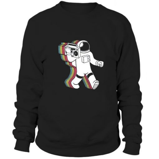 Astronaut Sweater 90s Sweatshirt 80s clothing sweatshirt