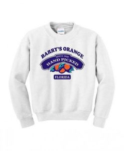 Barry’s Orange Hand Picked Florida Vintage Sweatshirt
