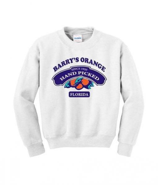 Barry’s Orange Hand Picked Florida Vintage Sweatshirt