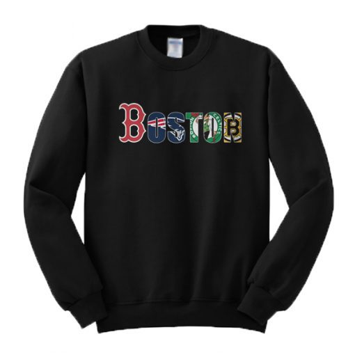 Boston Red Sox New England Patriots Celtics Bruins Sweatshirt