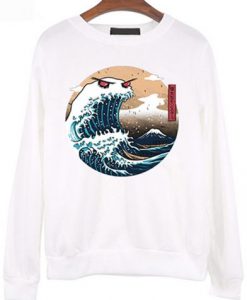 Fashion Ukiyo e Style Sweatshirt