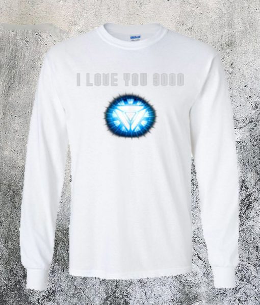 I Love You 3000 Avengers Iron Man Sweatshirt