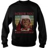 Jeff Dunham's Screw You Merry Christmas Vintage Ugly Sweater