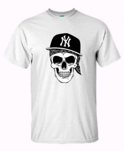 New York Yankees Smilling Skull Trending T-Shirt