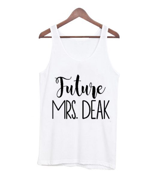 Personalized Future Mrs tank top