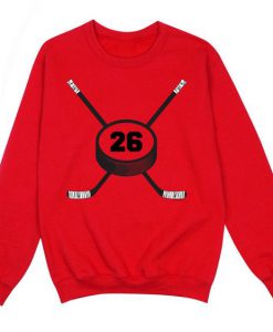 Personalized Hockey Number Sweatshirt