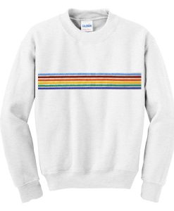 Rainbow Stripe Sweatshirt