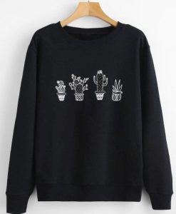 cactus graphic sweatshirt