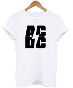 AC DC Font T shirt ZNF08