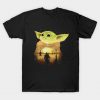 Baby Yoda Sunset T shirt ZNF08