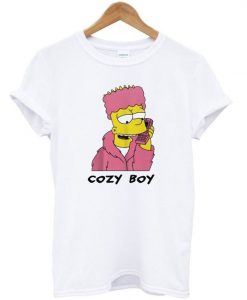Bart Cozy Boy Cartoon T Shirt ZNF08