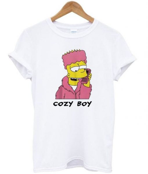 Bart Cozy Boy Cartoon T Shirt ZNF08