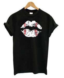 Baseball Lips T shirt ZNF08