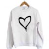 Black Heart Sweatshirt ZNF08