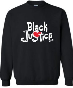 Black Justice Sweatshirt ZNF08