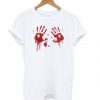 Bloody Hands T shirt ZNF08