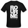 Bourne Recordings Logo Tshirt Back ZNF08
