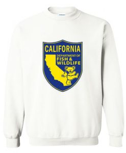 California Fish & Wildlife Deadheads Unite Sweatshirt ZNF08