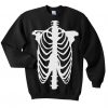 Chest Skeleton Sweatshirt ZNF08