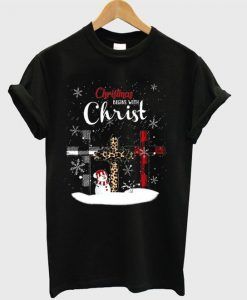 Christmas begins with christ t-shirt ZNF08