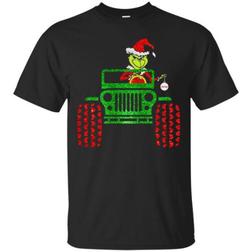 Grinch Jeep Christmas T-Shirt ZNF08