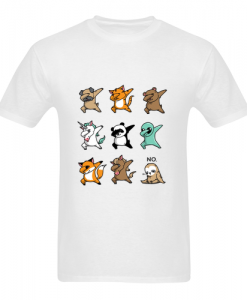 Happy Animals Dabbing t-shirt ZNF08 (2)