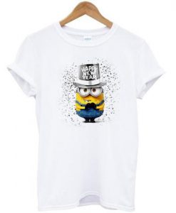 Happy New Year the Minions T shirt ZNF08