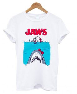 Hello Kitty Jaws Parody T shirt ZNF08