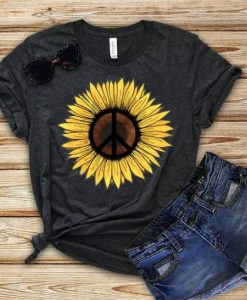 Hippie Sunflower Tshirt ZNF08
