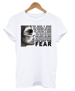 Ian Brown FEAR t shirt ZNF08