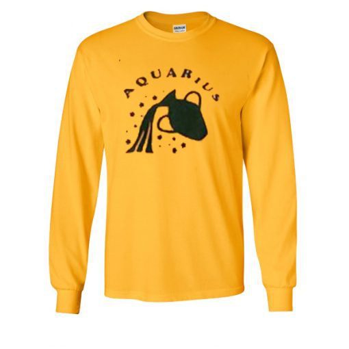 Aquarius-yellow-Sweatshirt ZNF08