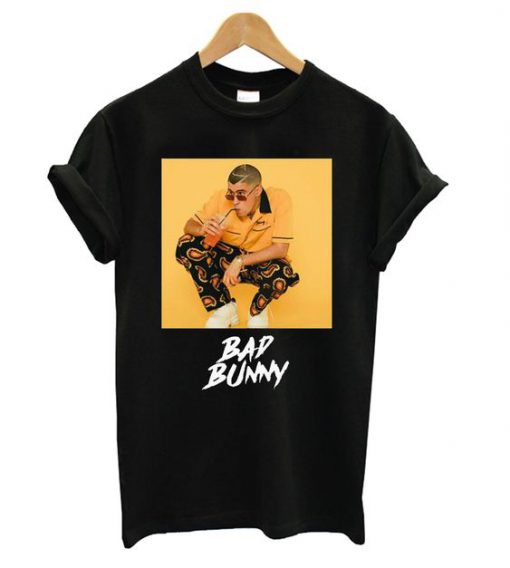 Bad Bunny Black T shirt ZNF08