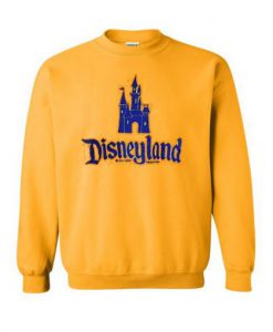 Castle Disneyland Yellow Sweatshir ZNF08t