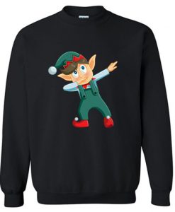 Christmas Dabbing Boy Elf Sweatshirt ZNF08