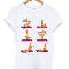 Dancing Yoga Fox T-Shirt ZNF08