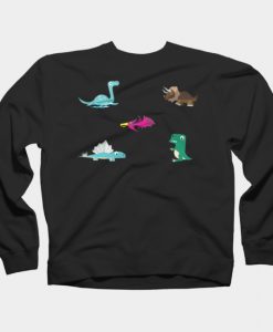 Dinosaurs Hanging Out Sweatshirt SS