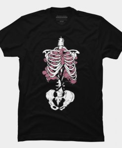 Flower and bones T Shirt SS