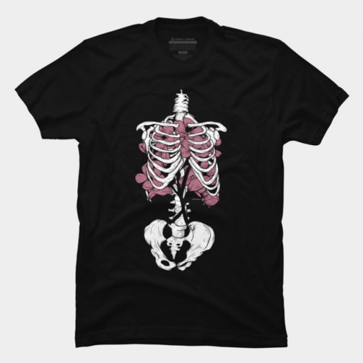 Flower and bones T Shirt SS