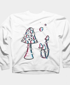 Glitchy Mushrooms Sweatshirt SS
