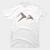 Jagged Mountain Sunset T Shirt SS